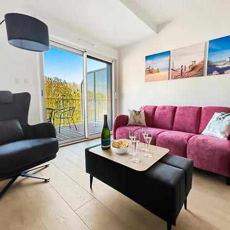 T2 Lumineux, Balcon, Parking Privé, à Pied! *