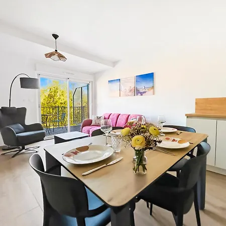T2 Lumineux, Balcon, Parking Prive, A Pied! * Бре-Дюн
